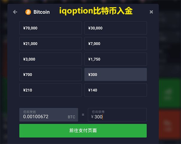 iqoption入金-iqoption比特币存款流程